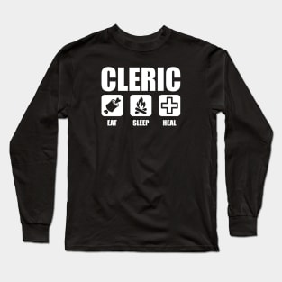 CLERIC Eat Sleep Heal Long Sleeve T-Shirt